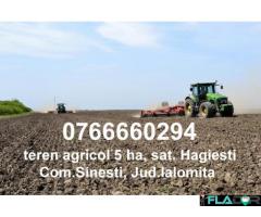 Teren Agricol Hagiesti 5HA