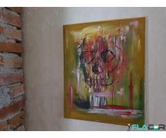 Tablou in culori acrilice BUCHET DE FLORI