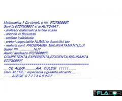 Matematica ? Ce simplu e !!!! 0727809907