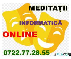 Meditatii informatica, pregatire bacalaureat