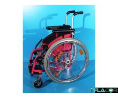 Carucior handicap aluminiu Sopur / latime sezut 24 cm
