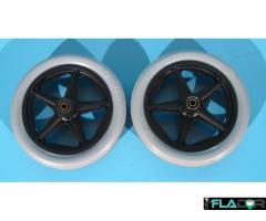 Roata cu cauciuc plin pentru scaun cu rotile Zoom - set