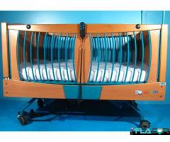 Pat electric pentru ingrijire copii cu doua sectiuni Aks 160X90