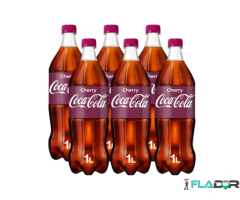 Bautura acidulata Coca Cola Cherry 1 litru Total Blue 0728.305.612