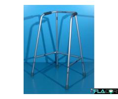 Cadru pentru mers din aluminiu fix NEFOLOSIT - Imagine 5/6