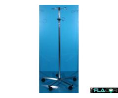 Suport perfuzii din inox cu 4 carlige  - Sundo