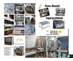 Set canapele din piele maro-roscat  Horeca  Bucuresti - Imagine 5/6