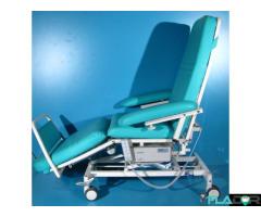 Scaun medical electric pentru tratament și recoltare sânge