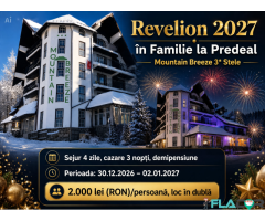 Revelion 2027 în  Familie la Predeal
