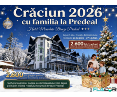 Crăciun 2026 cu familia la Predeal