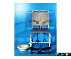 Scaun pentru WC si baie din aluminiu Drive - latime sezut 43 cm - Imagine 3/6