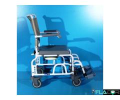 Scaun pentru WC si baie din aluminiu Drive - latime sezut 43 cm - Imagine 5/6